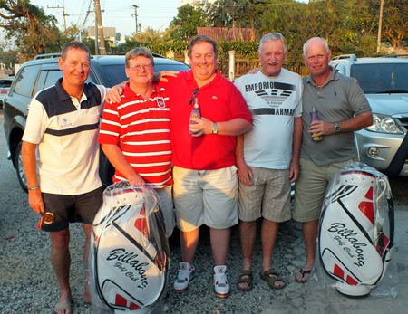 Glyn, Cottee, Tubs, John and Paul Greenaway.