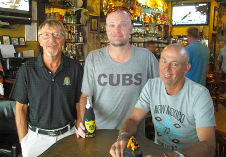 Wild Bill Eyles, Mike Newbert with Phil Smedley back at TGC.