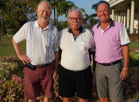 Kaj Aabling and Niels Hansen with Dave Richardson.