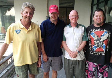 Gerd Riedler, Volker Buley, Graham Buckingham & Nolan Wise.
