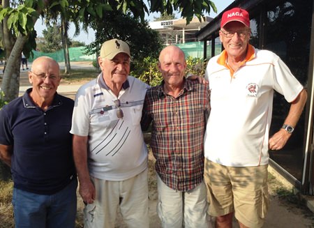 John Davis, Hugh O’Donnell, Frank Sharratt & Alan Sanders.