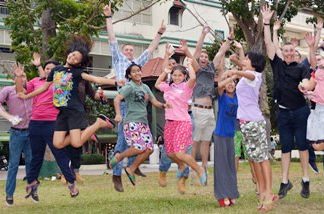 Fun at the Father Ray Children’s Home.