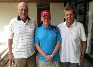 Alan Sanders, Graham Buckingham & Gerd Riedler.