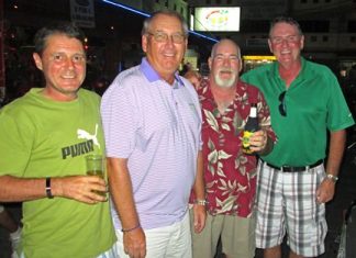 Mark Wood, Don Bland, Kevin Moraghan and Nigel Flanagan.