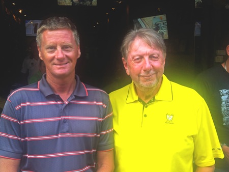 Derek Winkless with Peter LeNoury.