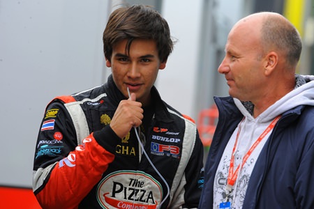 Thailand’s Sandy Stuvik (left) is the official vice champion for the 2013 European F3 Open season.