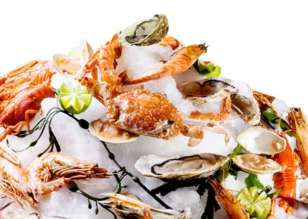 Seafood BBQ buffet at Oasis Restaurant.