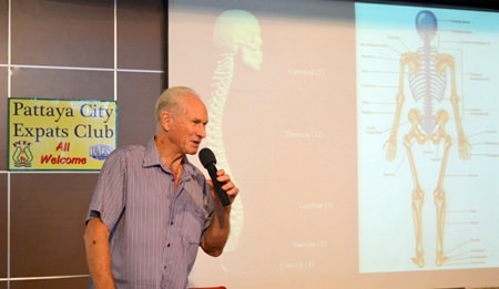 Dr Warwick Selvey, a chiropractor with 48 years of experience in his native Australia, was PCEC’s guest speaker for March 2nd.