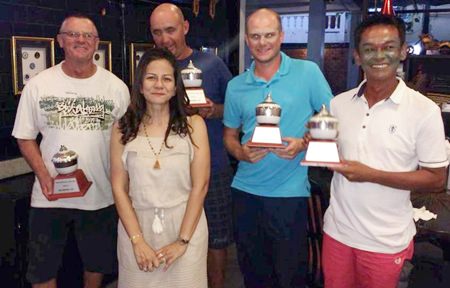 Runners up: Chris Smith, Wichai Tanasusorn, Alan Flynn and Vic Woolton.