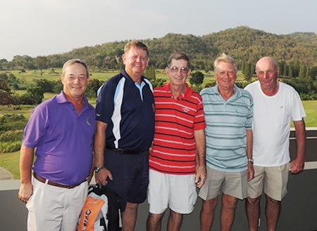 (From left): Greg LeBlanc, Rod Crosswell, Bruce Milner, Keith Buchanan & Steve Mann.
