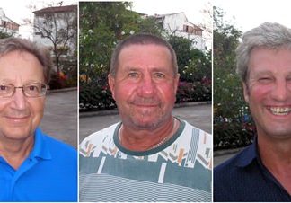 Harry Vincenzi ,Terry Madsen and Edward Bourn.