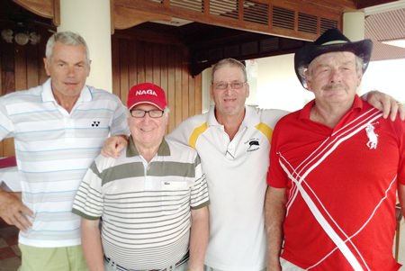 Silvano Pizzato, Ian Masterson, Peter Blackburn & Roy Dayton.