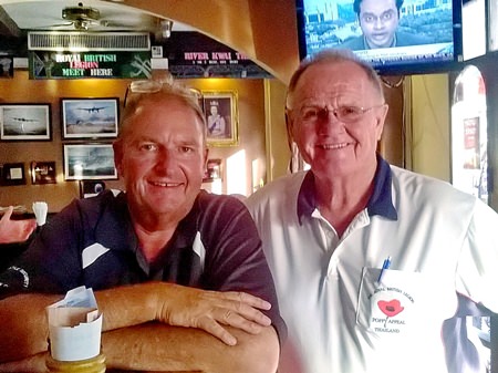 Andre Van Dyk (left) with Derek Brook.