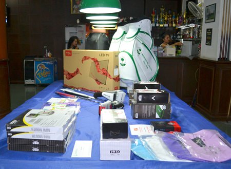 Some great prizes were on offer at this year’s tournament.