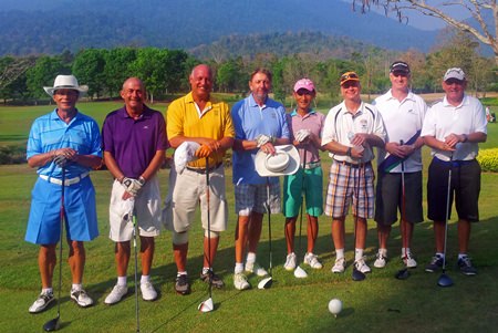 Jimmy Brackett (3rd from left) poses with some of the Soi Dao road trippers.