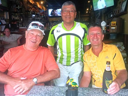 Alan Rothwell, Masao Ishikawa and Gary Emmett.