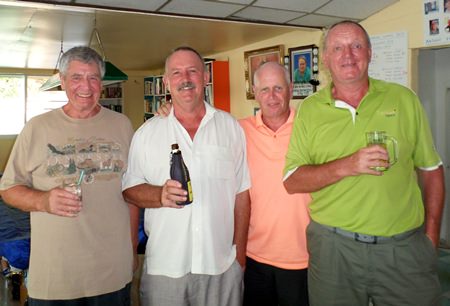 Steve Compton, Jim Bell, Paul Greenaway and Bob Newell at Green Valley.