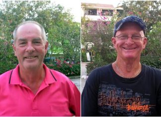 Pohja posts magic 43 at Pattaya C.C. Lindsay Phillips and Sid Ottaway.