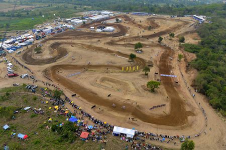 Riders will have to negotiate 13 turns and 18 jumps at the Pinthong 3 track in Sri Racha.