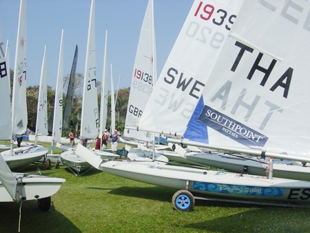 Royal Varuna Yacht Club a hive of activity on race weekend.