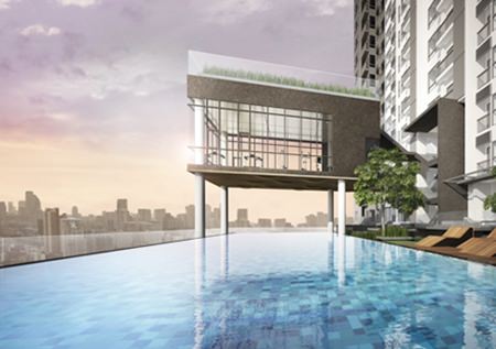 2-Bedroom units at the luxurious RHYTHM Asoke start at 6.57 million baht.