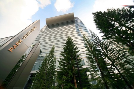 Park Ventures on Wireless Road in Bangkok is the most expensive office building in Bangkok with rents of THB 1,000 per square metre.