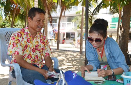 Manop Sakorn, beach chair vendor at Dongtan Beach says, “I really don’t know what to do … I guess I just have to somehow bear with it.”
