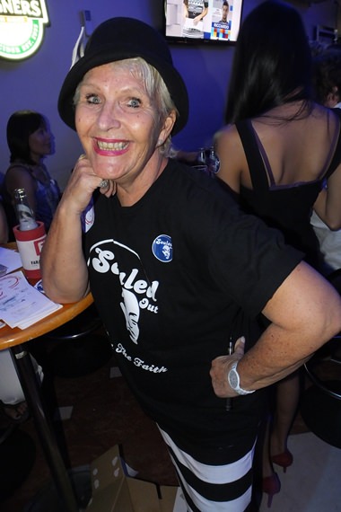 Club co-founder Eva Johnson, smiling as ever.