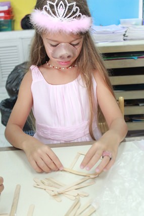 This Primary student looked the part on Dr Seuss Day.