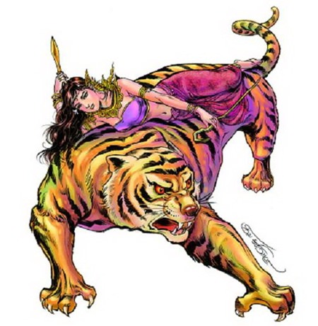 Korakatevee, Songkran Queen for 2014.