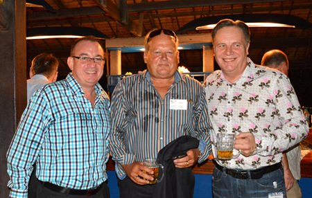 (L to R) Mark Bowling, associate director, sales & leasing of the Colliers, Pattaya, Russell Winn, managing director of Achieve Global Thailand and Simon Matthews, chairman of the BCCT.