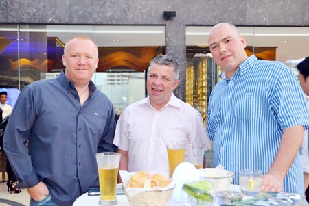 (L to R) Earl Brown, Paul Strachan and Samuel Jones.