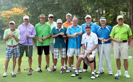 Jomtien golfers on tour in Khao Yai.