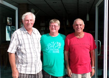 Jack Piercefield, Wayne Cotterell and Peter Henderson.