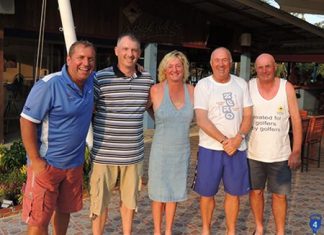 (From left): Ron Dickie, Kev Mackintosh, Suzi Lawton, Geoff Stimpson and Steve Mann.