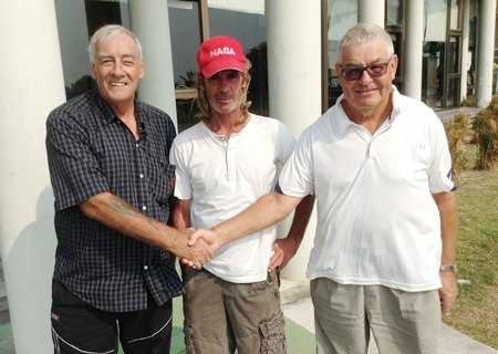 Lindsay Slender, Niall Stuart & Leif Kirkgaard.