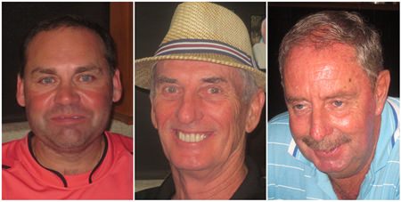 Billy Shepley, John Carlin and Trevor Schirmer .