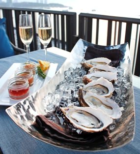 Oyster & Bubble promotion at Horizon restaurant.