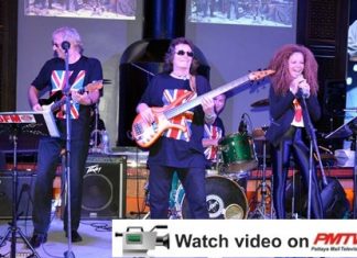 The six-piece band performed 30 songs by stars of the British music industry.