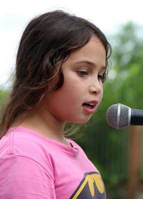 This young lady gave a beautiful rendition of a Cyndy Lauper classic.