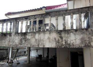 The rain has caused some severe damage.