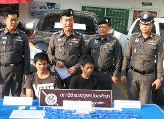 Wannapong Thammachart and Prasertsit Hunsamer have been charged with possession with intent to distribute Class 1 narcotics.