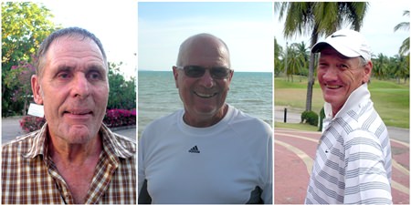 Ray Gott, Kari Aarnio and Wilf Latham.