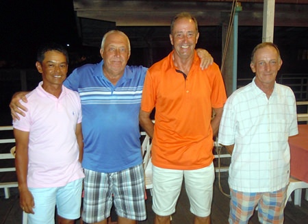 (L to R):  Wichai Tananusorn, Jimmy Johnson, Martin Grimoldby and Chris Voller.