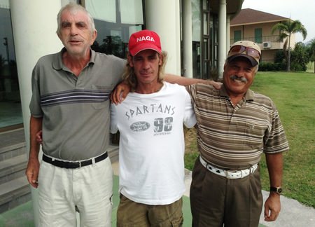 Dick Braimbridge, Niall Stuart & Ebrahim.