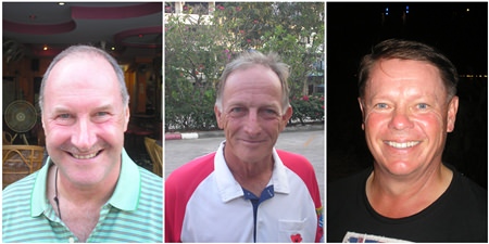 (From left) Tim Hake, Chris Voller & Kari Kuparinen.