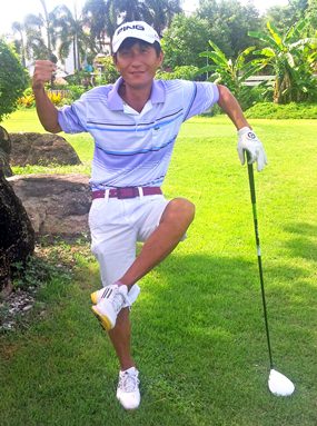 Kenny Aihara gets loose.