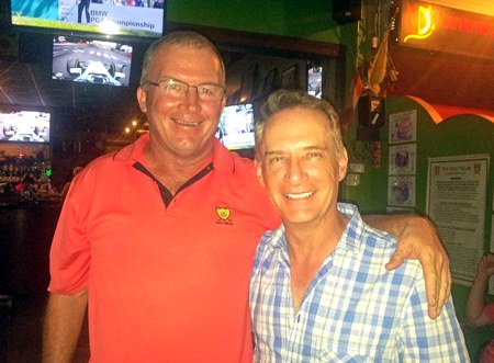 John Emmerson with Bob Mulholland.