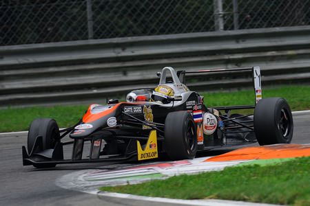Sandy Stuvik tests out his new Dallara Formula 3 car in preparation for the new season.