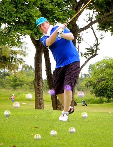 Just hit the one in the middle!